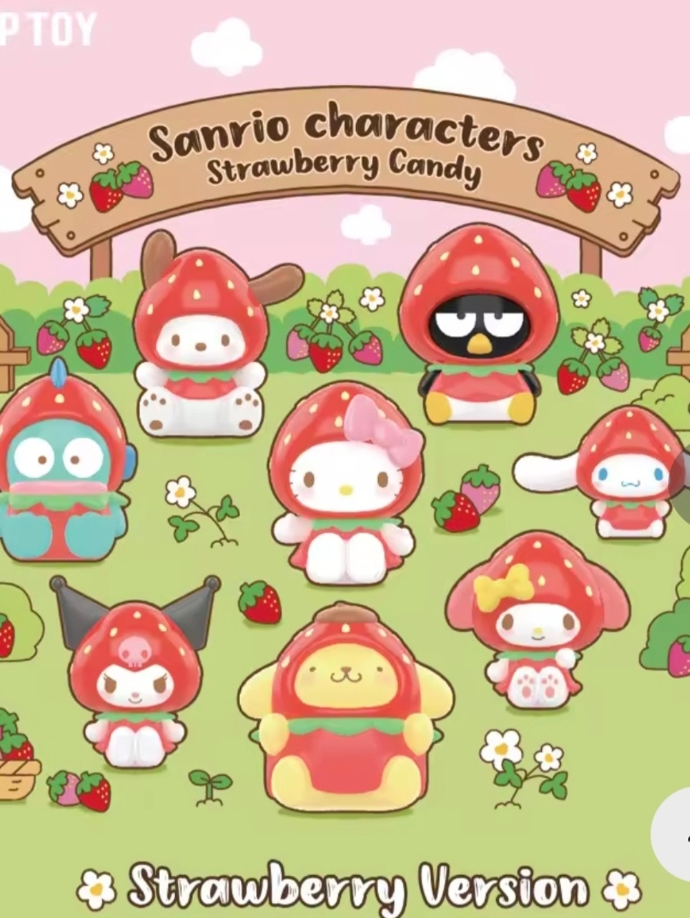Sanrio Characters Strawberry Candy Series Mini Figures Pendant  "Pochacco" - Picture 10 of 10